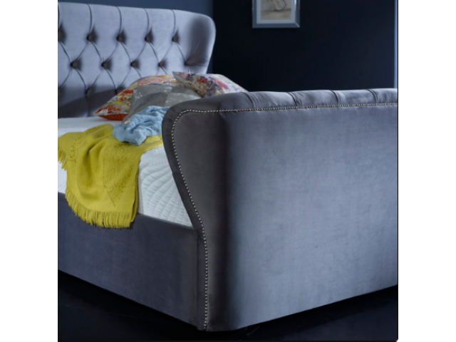 Hilton Upholstered 5ft King Size Bed Frame