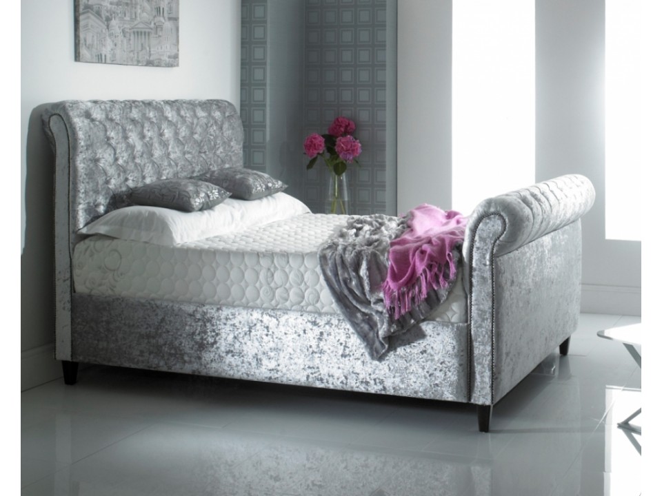 Chesterfield 4ft Small Double Upholstered Bed Frame