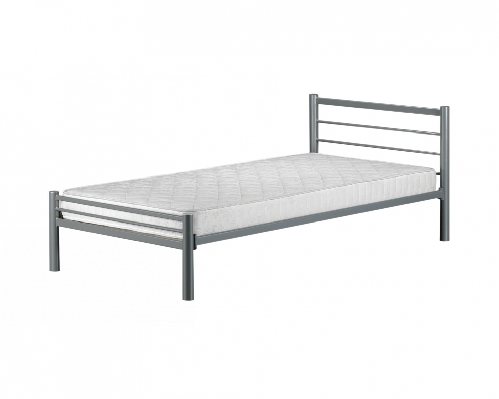 Aston Metal 4ft Small Double Bed Frame, Small Double Metal Bed Frame With Mattress