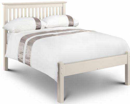 Madrid Stone White 5ft Low Footend Bed Frame 