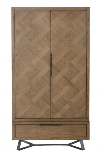 Indigo 2 Door Oak Wardrobe
