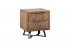 Indigo 2 Drawer Oak Bedside Chest